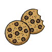 Dessin de deux cookies